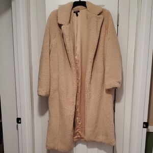 Torrid Beige Teddy Jacket